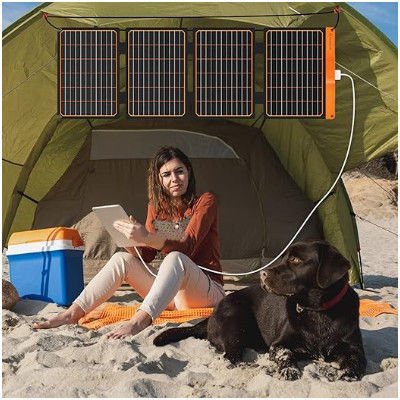FT40 Pequeno carregador solar portátil USB Módulo monocristalino IP67 à prova d'água