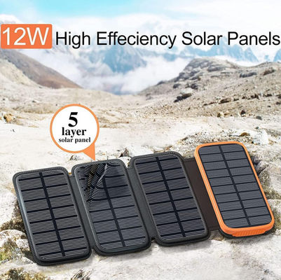 OEM painel solar portátil de 12V carregador solar de powerbank 27000mAh