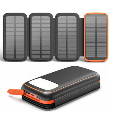 OEM painel solar portátil de 12V carregador solar de powerbank 27000mAh