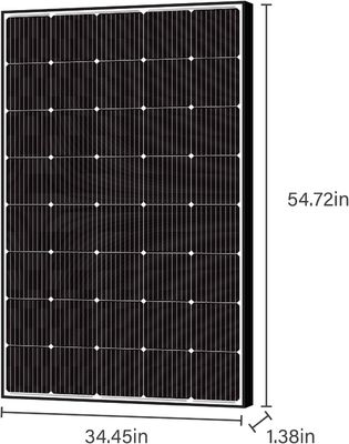 250W 15V Monocristalino Sloar Panel módulo fotovoltaico Off Grid leve