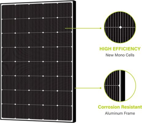 250W 15V Monocristalino Sloar Panel módulo fotovoltaico Off Grid leve