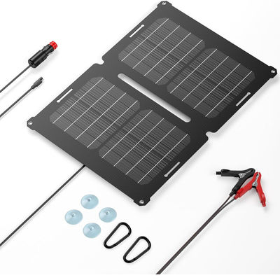 Manutenção de carregador solar portátil Trickle Power 12V 25W para diferentes aplicações