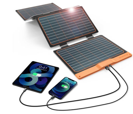 Modulo fotovoltaico monocristalino portátil USB dobrável
