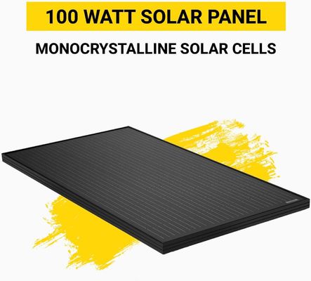 Painéis solares monocristalinos de 100 W para balcões para edifícios comerciais