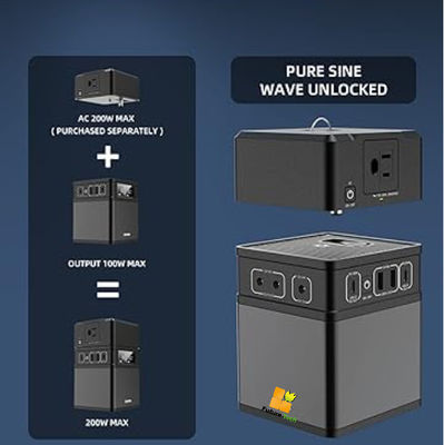 FTB200 AC 200W-14002 bateria solar de íons de lítio para sistema de energia solar