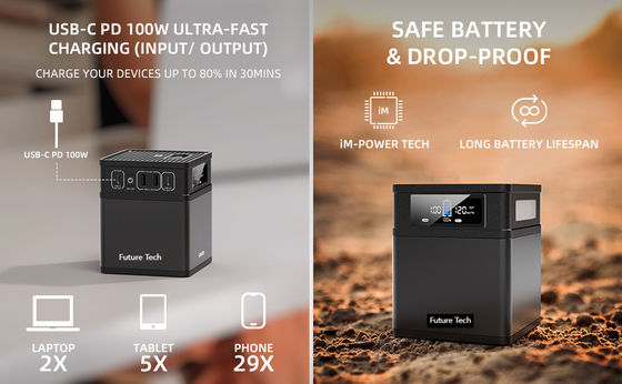 FTB200 AC 200W-14002 bateria solar de íons de lítio para sistema de energia solar