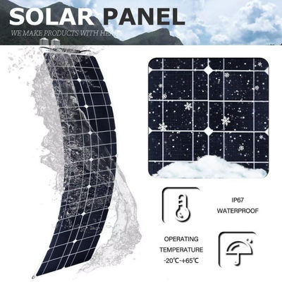 Kit de painéis solares monocristalinos USB de 300W para autocaravanas 50A 12-24V
