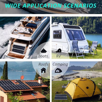 Kit de painéis solares monocristalinos USB de 300W para autocaravanas 50A 12-24V