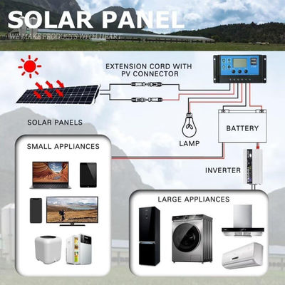 Kit de painéis solares monocristalinos USB de 300W para autocaravanas 50A 12-24V