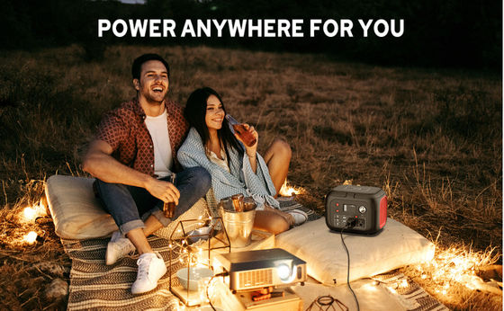FTB70000 Power Bank com gerador solar de 350W, painel solar de 60W e kit de luz LED USB de 10W