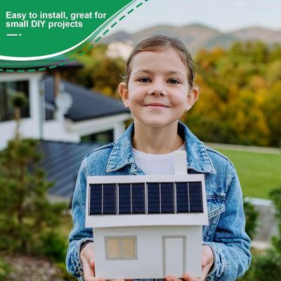 Sistema de células de painéis solares flexíveis portáteis policristalinos 120 MA para lanterna