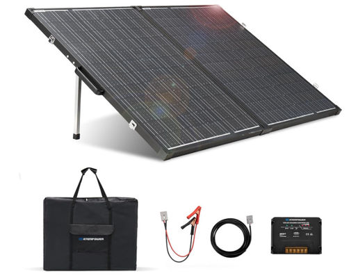 160W Cobertura solar dobrável BIPV Painéis solares monocristalinos Leve