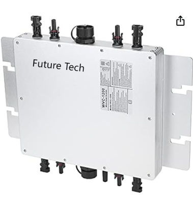 FTB1200 PV Solar Micro Inverter Sistema de geração de energia com branco