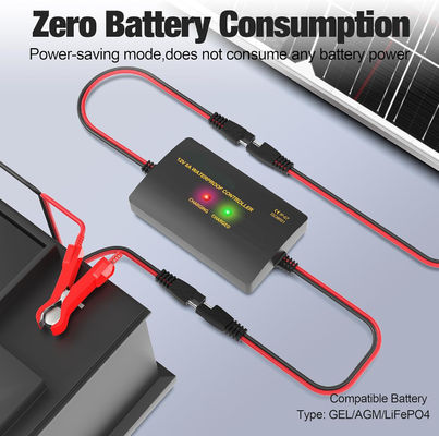 25W Bateria solar carregador de manuseio 12V para automóvel motocicleta