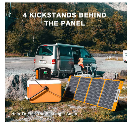 Carregador de painel de cobertura solar dobrável de 18V 100W personalizado com saída de CC