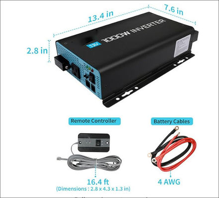 FTB1000 Inverter Solar Off-Grid MPPT para Sistema Solar Off-Grid com preto