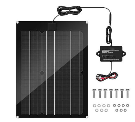 Kit de painéis solares FTBM15 Controlador de carga MPPT incorporado Impermeável com preto