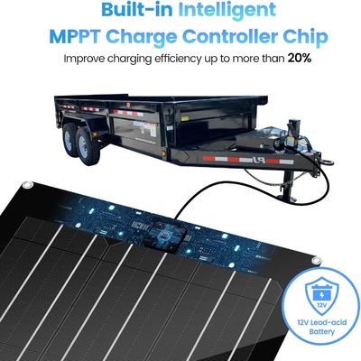 Carregador de manutenção de bateria de carro solar Trickle para RV 15W 12V