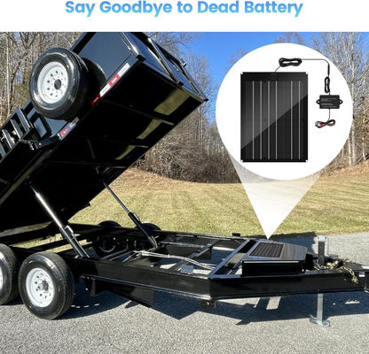 Carregador de manutenção de bateria de carro solar Trickle para RV 15W 12V
