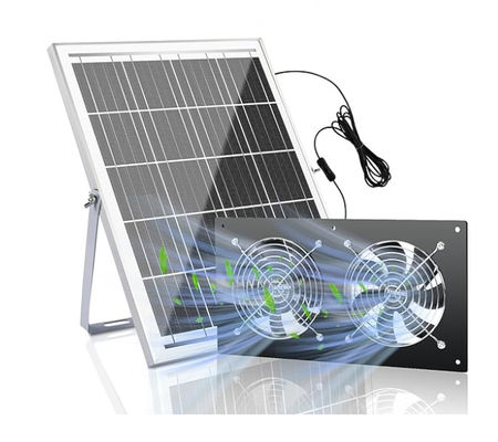 Kit de painéis solares externos FTB20 Com ventilador de escape para galinheiro IP65 à prova de água