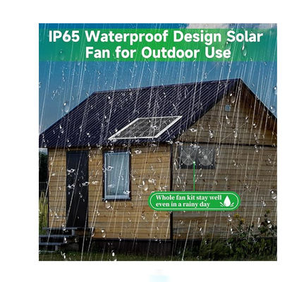 Kit de painéis solares externos FTB20 Com ventilador de escape para galinheiro IP65 à prova de água
