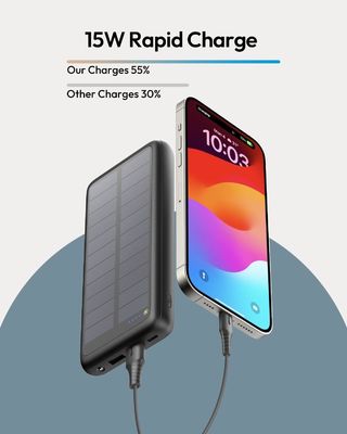Carregador solar portátil USB C 27000mAh para tablet de telefone celular ODM