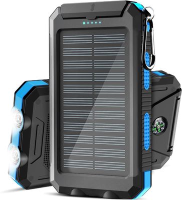 38800mAh Solar Power Usb Power Bank Impermeável Para Acampamento ao Ar Livre