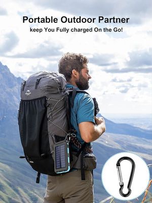 38800mAh Solar Power Usb Power Bank Impermeável Para Acampamento ao Ar Livre