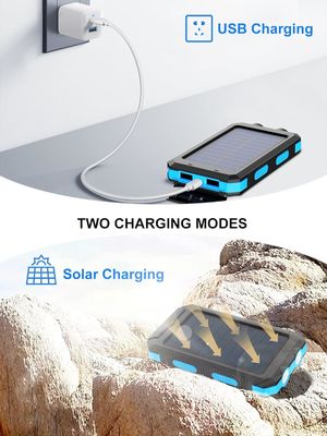 38800mAh Solar Power Usb Power Bank Impermeável Para Acampamento ao Ar Livre