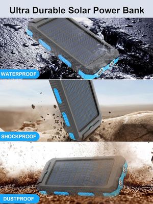 38800mAh Solar Power Usb Power Bank Impermeável Para Acampamento ao Ar Livre