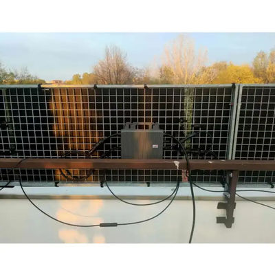 Sistema de painéis solares de varanda de cintura de 600w Silício monocristalino