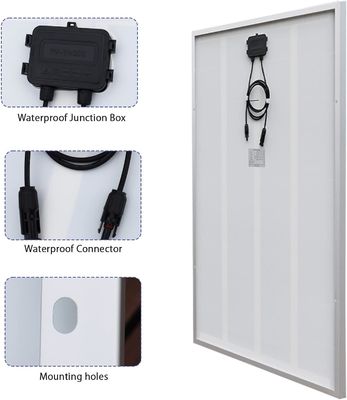 Modulo de painel solar rígido mono PV de 12V 24V 300W 150W Potência