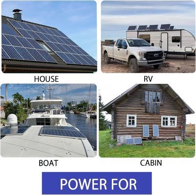 Modulo de painel solar rígido mono PV de 12V 24V 300W 150W Potência