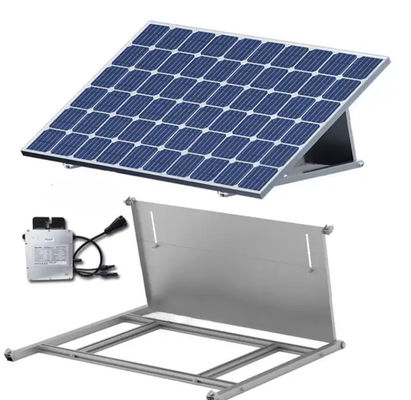 Sistema de montagem de painéis solares de varanda ajustável Kit de suporte solar para uso doméstico