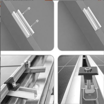 Acessórios para painéis solares de alumínio leve e à prova d'água Acessórios para painéis solares Z Brackets 12CM