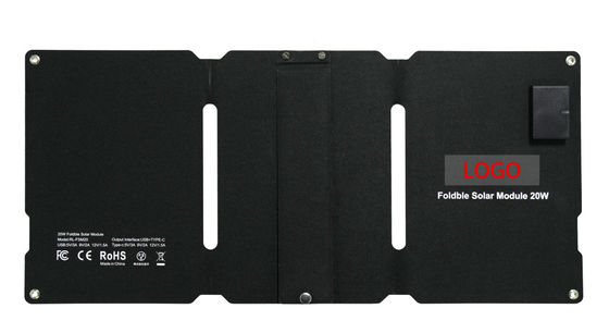 Modulo solar portátil de 20W carregador solar leve personalizado