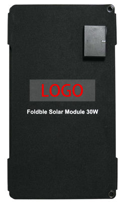 Carregador de painel solar dobrável de 30W personalizado com saída de CC
