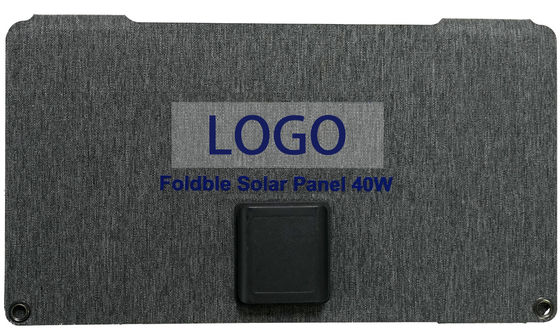 FT40W painel solar dobrável 40W painel solar dobrável impermeável IP65 com preto